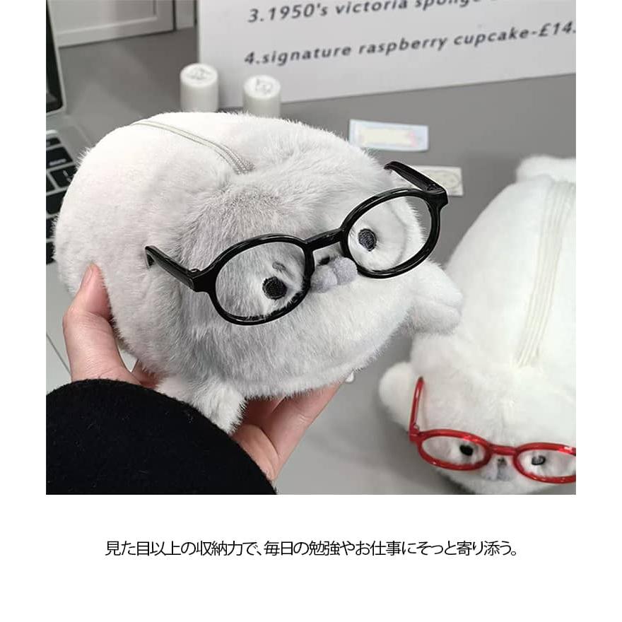 SNSで話題 ペンケース 筆入れ 文房具入れ ペンポーチ ぬいぐるみ