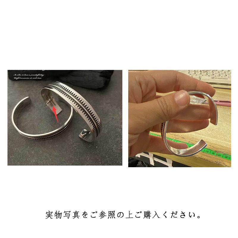 バングルメンズターコイズシルバー925バングルブレスレットターコイズ