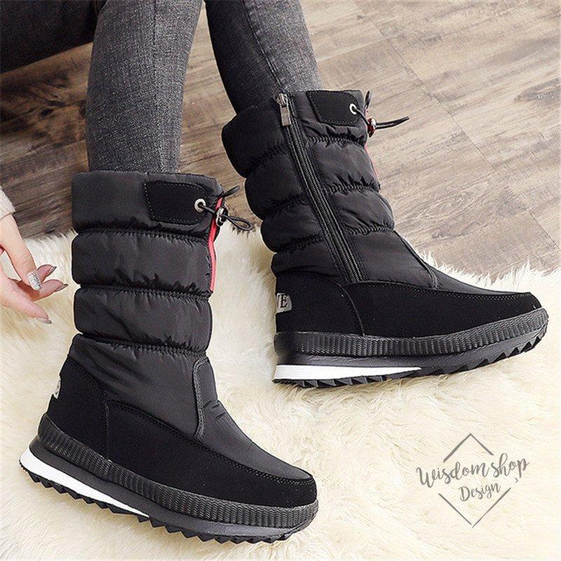 スノーブーツ レディース 防水 撥水 防滑 おしゃれ 滑らない ウインターブーツ 長靴 雪靴 防寒ブーツ 裏起毛 中綿 コットンブーツ 超軽量 ダウン Nya 杉矢田松 通販 Yahoo ショッピング