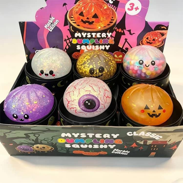 肉まん 6個セット スクイーズ ハロウィン もちもち ぷにぷに 柔らかい