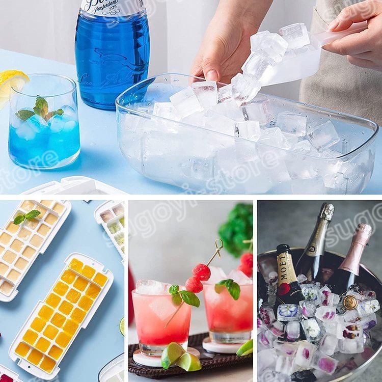 ２枚入り 製氷皿 丸 製氷器 製氷グッズ かわいい 大 大きい 小粒 蓋つき まる氷 錐形 おしゃれ アイストレー製氷皿 氷格 製氷機 アイスクリーム Lygryp One Leaf 通販 アイスキューブトレイ 蓋とビン付きのアイストレイ カクテル 水 ウイスキーに最適