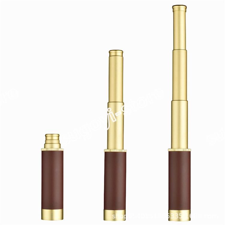 海賊望遠鏡 ビンテージ単眼鏡 25×30 伸縮自在 小型 携帯便利 子供の