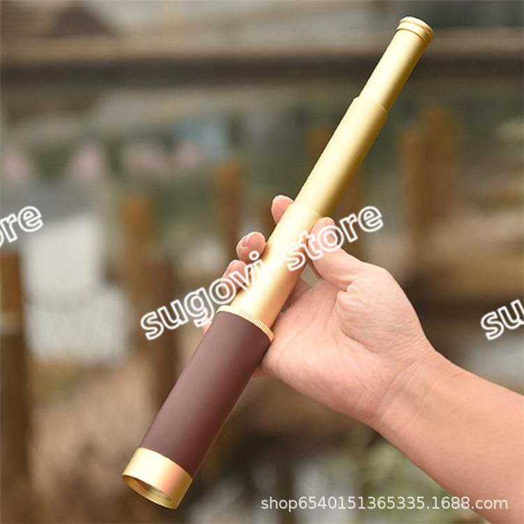 海賊望遠鏡 ビンテージ単眼鏡 25×30 伸縮自在 小型 携帯便利 子供の