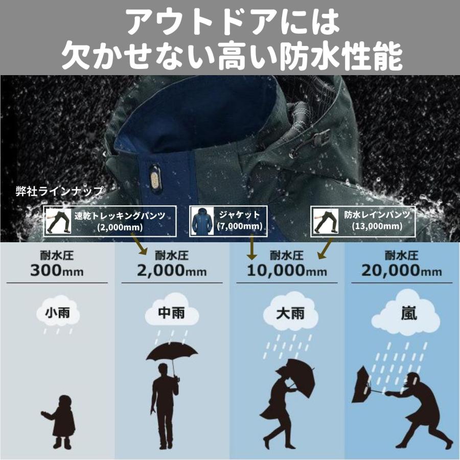 マウンテンパーカー 上下セット メンズ レインジャケット