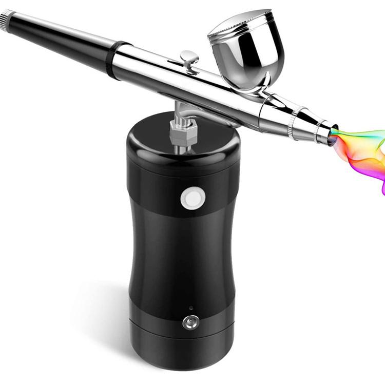 エアブラシ 充電式 ダブルアクション コンプレッサーセット USB充電式