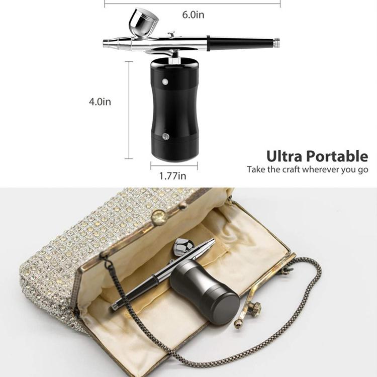 エアブラシ 充電式 ダブルアクション コンプレッサーセット USB充電式