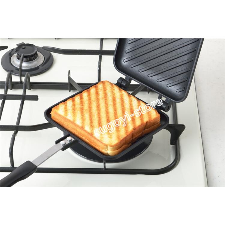直火式ホットサンドメーカー ノンスティックパン 焼き目がサクサクノン