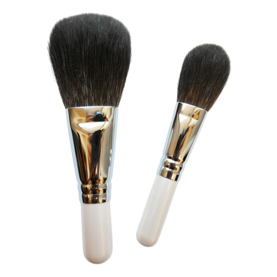 新品未開封 白鳳堂 G502 チーク 丸平 最高級灰リス・山羊 熊野筆 竹宝