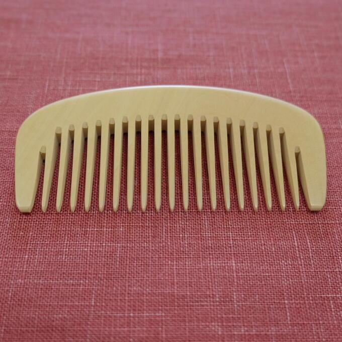 薩摩つげ櫛 パーマ櫛 かもじ櫛 3寸5分 21本歯 荒歯 3.5寸 三寸五分