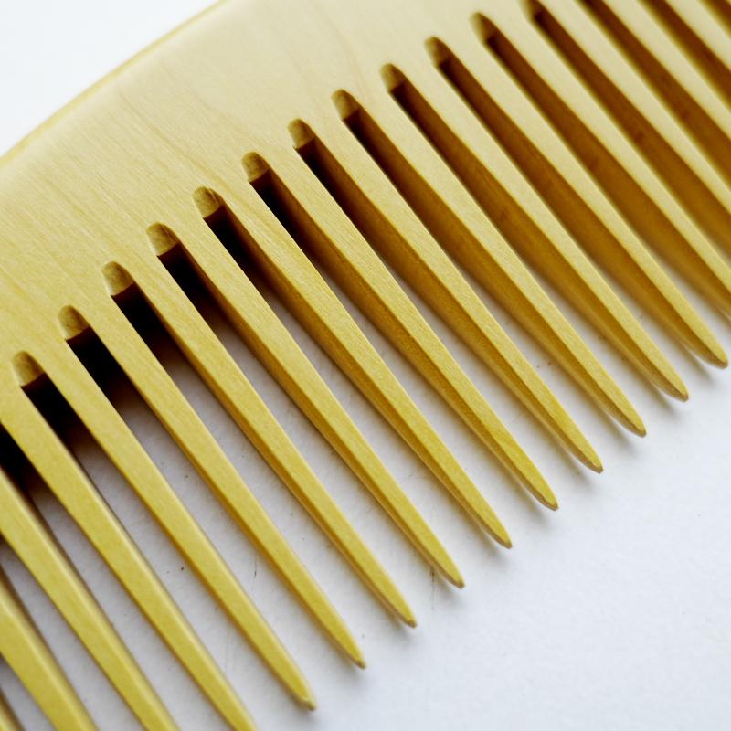 即納品】薩摩つげ櫛 パーマ櫛 かもじ櫛 3寸5分 21本歯 荒歯 3.5寸 三寸