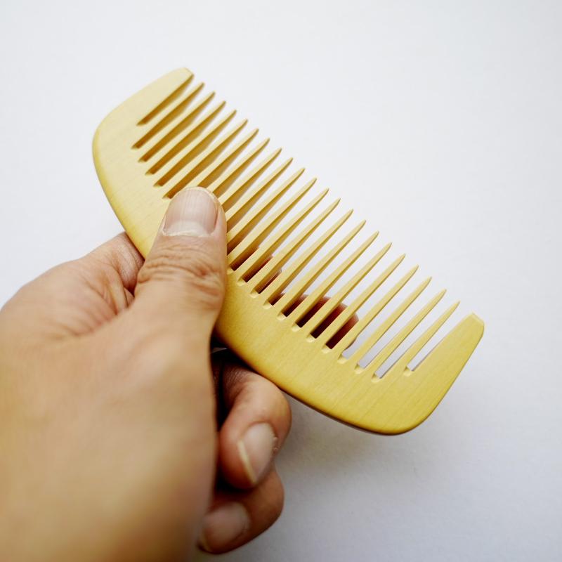 即納品】薩摩つげ櫛 パーマ櫛 かもじ櫛 4寸 24本歯 荒歯 四寸 さつま