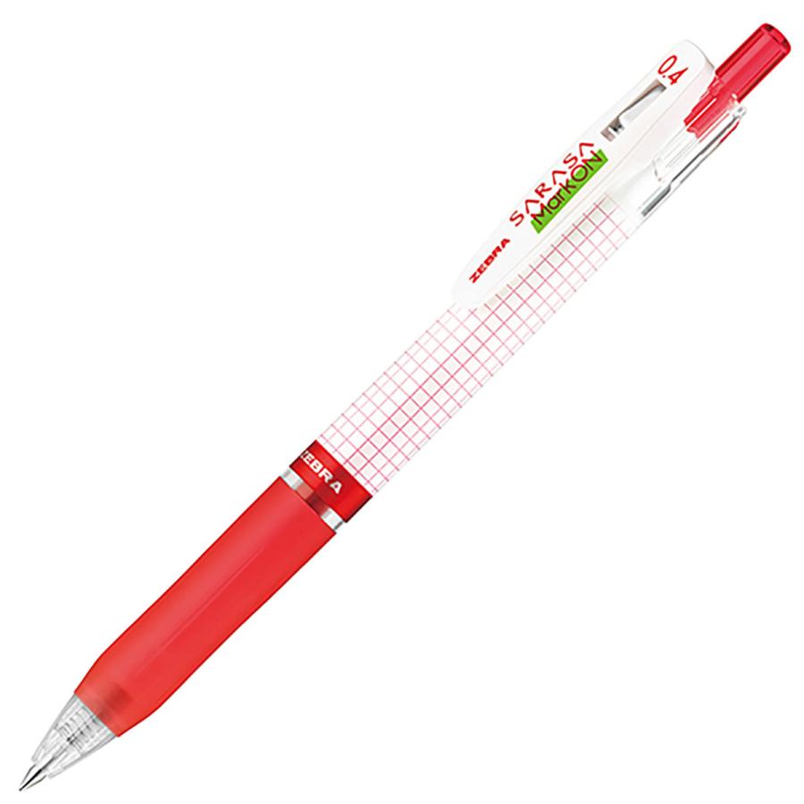 ZEBRA ゼブラ ボールペン サラサマークオン 0.4mm 赤 JJS77-R ZEBRA ゼブラ ボールペン サラサマークオン 0.4mm 赤 JJS77-R