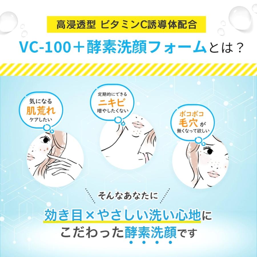 i-samu VC-100 クリアブライト 酵素 洗顔　ビタミンC 毛穴すっきり 高浸透｜suhada｜03