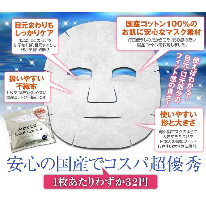 SPC パック フェイスパック シートマスク アルブロEG スムースフェイス