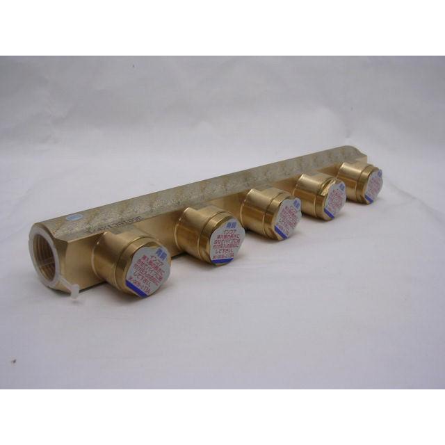 オンダ製作所 ダブルロックヘッダー (分岐数5口) WH-2005-13-S : 水道 