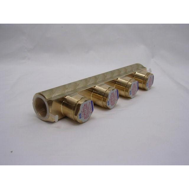 オンダ製作所 ダブルロックヘッダー (分岐数4口) WH-2004-13-S : 水道 