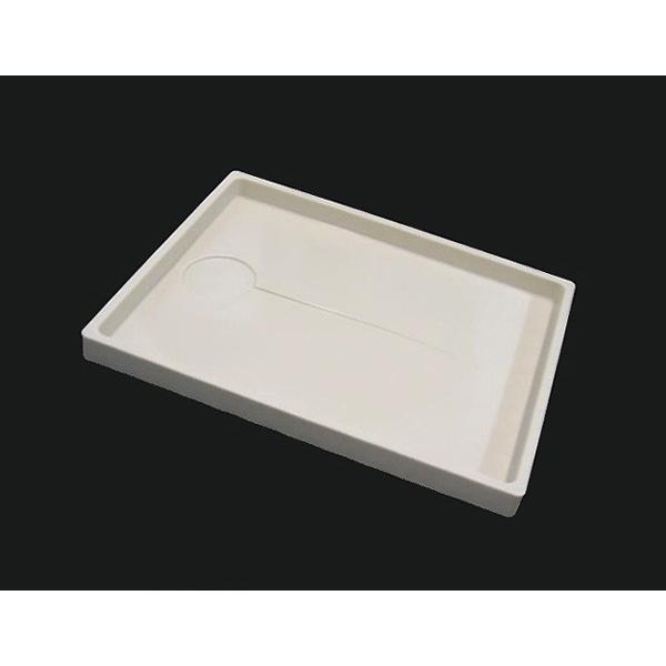 洗濯機用防水パン ホワイト　約64×80cm 洗濯機用防水パン 穴なし 8064 スノーホワイト : 水道快適でいこ屋