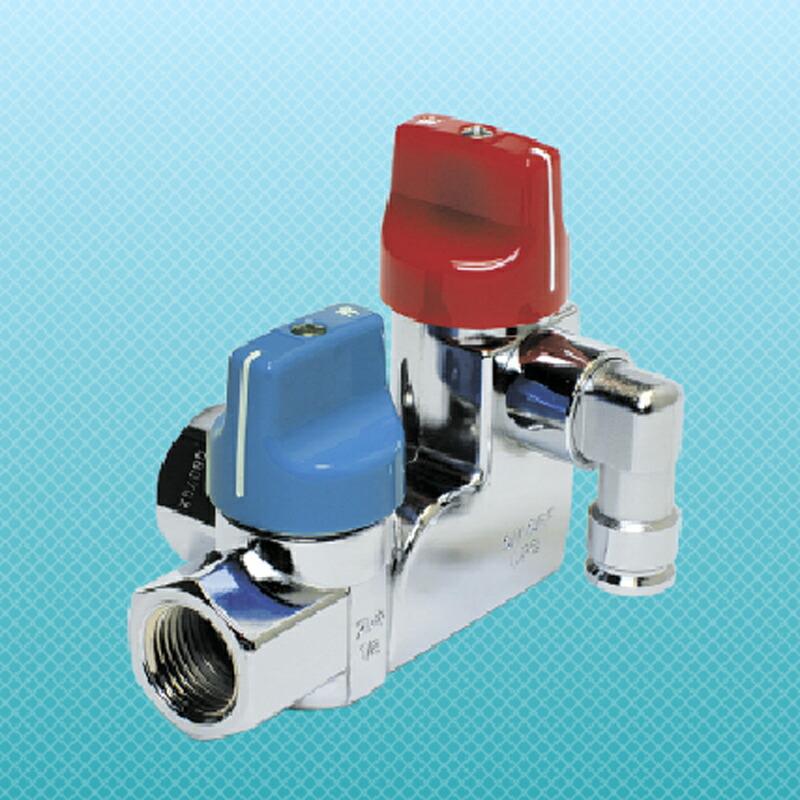 プロパン用 LPG ガスコック ON-OFF ヒューズ + 可とう管 ガス栓 コック 