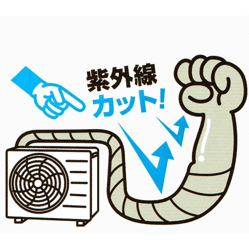 UVカット 高耐候性 テープ 配管用テープ 三和商工 KISS STRONGER 屋外