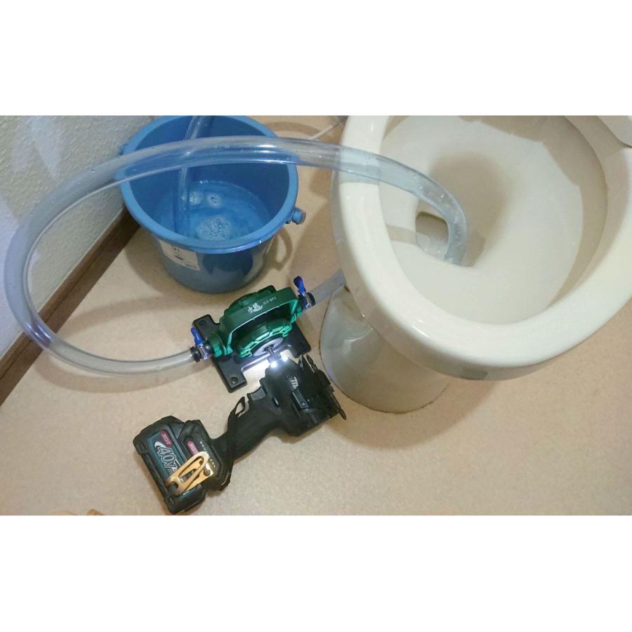 -13時迄は当日発送 日祝除く- 電ドルポンプ DPS-01 六角軸 電気ドリル 用 電ドル ミニ ポンプ 自吸式 流体移送 水抜き 給排水 作業 新潟精機 DPS01の画像