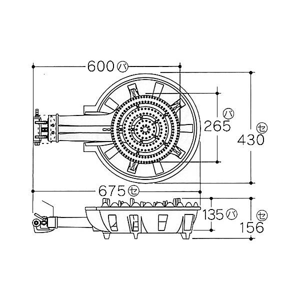 13時迄は当日発送 日祝除く- プロパン用 LPG 業務用 ガス 鋳物 3