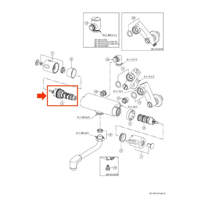 INAX LIXIL,INAX,A-3070-1,温度調節部,サーモ水栓温調部(ミー INAX LIXIL,INAX,A-3070-1,温度調節部,サーモ水栓温調部(ミー