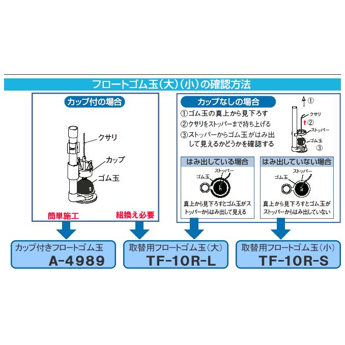 LIXIL,INAX,A-4989,フロートカップ,フロートカップ,大便器カップ付き排水ゴム玉,フロート弁部(アメージュV他用,DT-V150系/DT-V180系/DT-B180/DT-G180用)｜suidou｜03