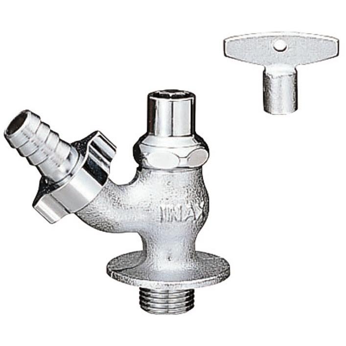 LIXIL,INAX,LF-13G-13-CV,散水栓,BOX設置用(キー式,逆止弁付,13ミリ用)屋外水栓 :lf-13g-13-cv:水道屋さん  通販 