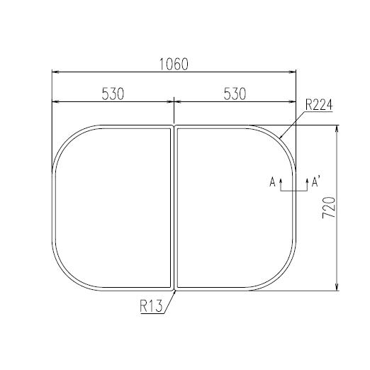 INAX（イナックス） LIXIL,INAX,YFK-1175B(9)-D4,風呂用組フタ(間口