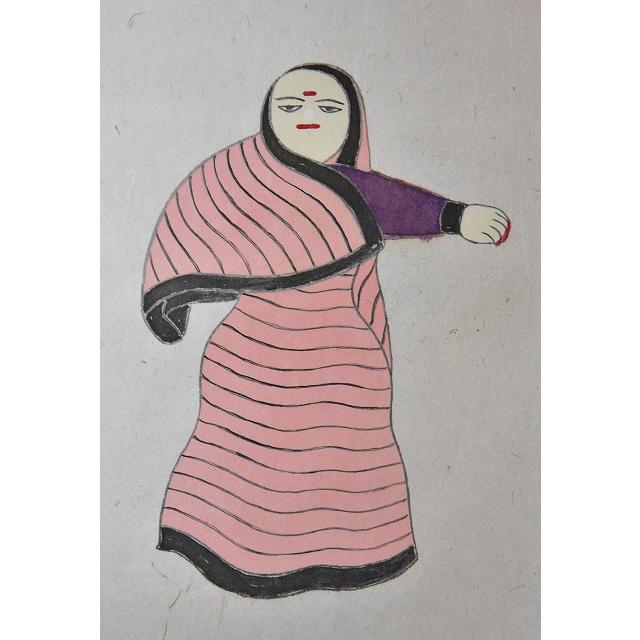 三輪晁勢掛軸栗