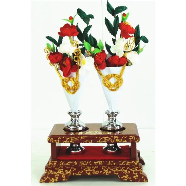 ひな人形 ひな道具 単品 部品 売り 前飾道具 三品道具 三品 赤古代