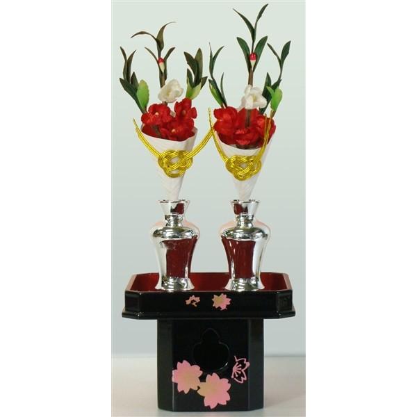 ひな人形 ひな道具 単品 部品 売り 前飾道具 六品道具 桜蒔絵 128871