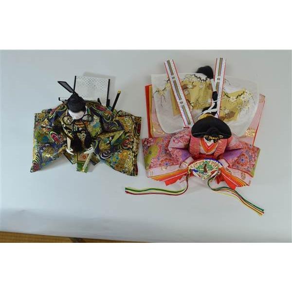 ひな人形 親王単品 DIYひな 京十番 三五 京極 l 116 藍地合わせ紋