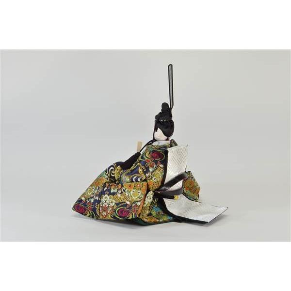 ひな人形 親王単品 DIYひな 京十番 三五 京極 l 116 藍地合わせ紋