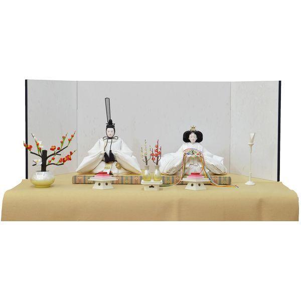 ひな人形 ７点セット 親王毛せん飾り きよら 白 京十番 三五 スノーホワイト 白屏風 桑毛せん 銀彩黄徳利 Kw38khg Www Eternity Dental