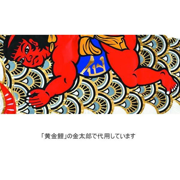 鯉のぼり単品 フジサン鯉 ゴールデン 金太郎付き鯉 4m : 高田