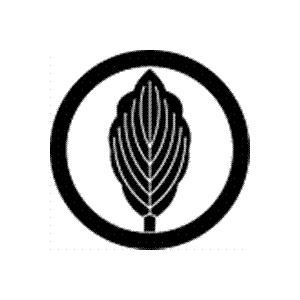 家紋 鯉のぼり 名前旗 五月人形 ひな人形用 家紋番号0287 柏 かしわ 丸に一枚柏 まるにいちまいがしわ 高田卸方屋 通販 Yahoo ショッピング