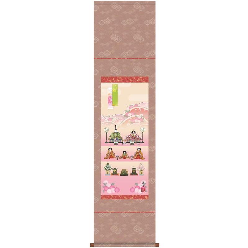 掛軸 三幸 第31集 段飾り雛 尺幅 SF1-157 伊藤 香旬 140347049