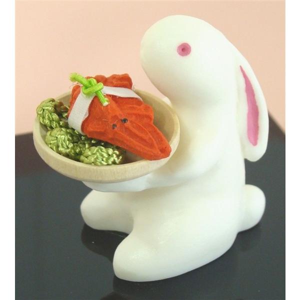 ひな人形 ひな道具 単品 部品 売り 前飾道具 三品道具 三品 中 う-さぎ