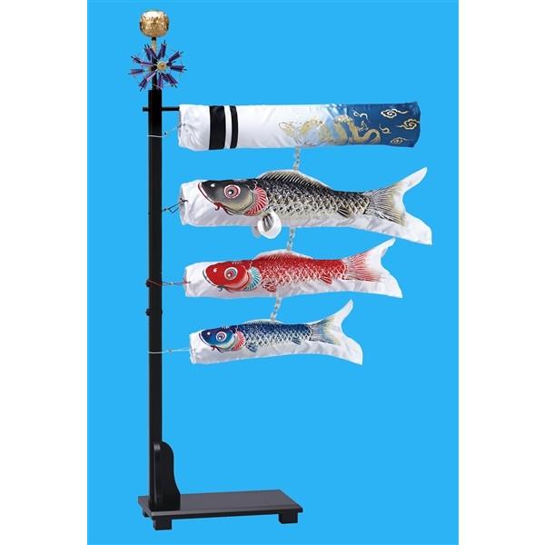 【一点限り】鯉のぼり（室内用)　プチ座敷鯉物語セット　60cm プチ座敷鯉物語 60cm 銀鱗 146882002 【公式通販】