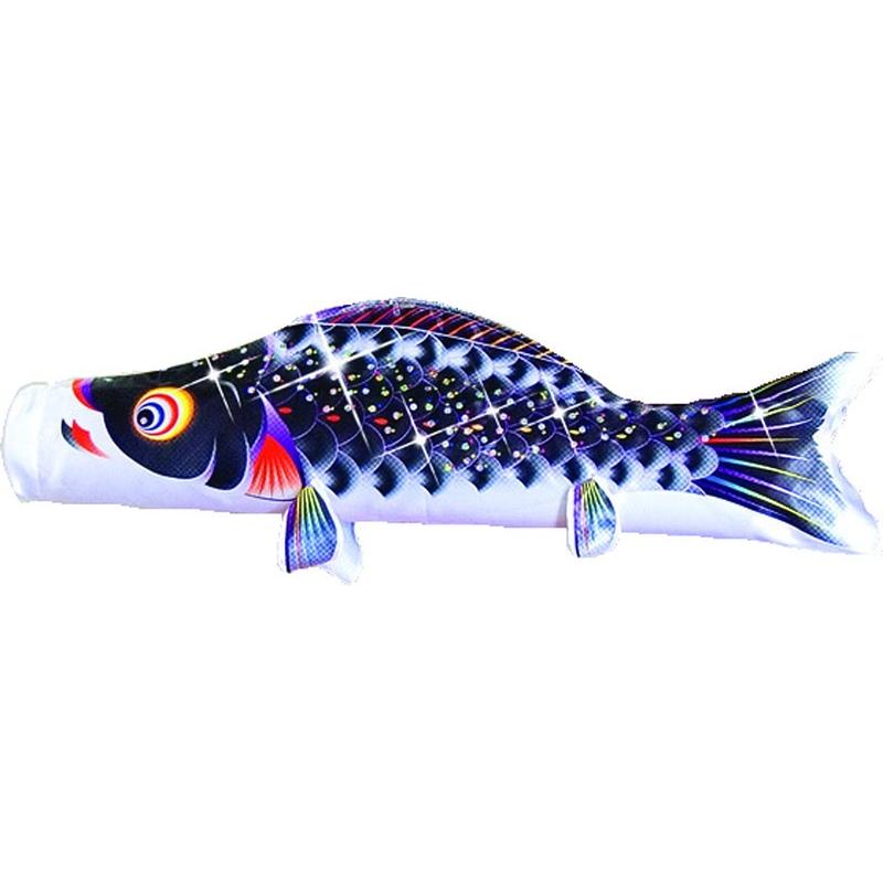 星歌 黒鯉 スパンコール 単品鯉 ８０ｃｍ 146929008