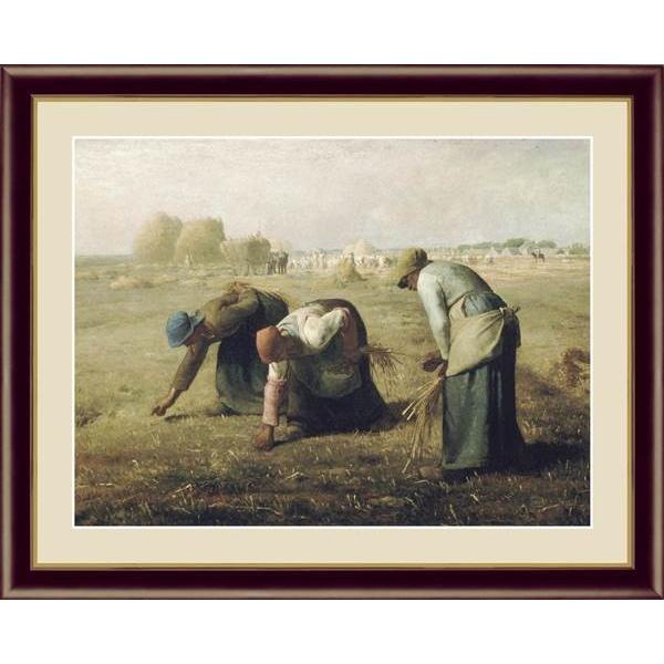 額 三幸 飾1号 落穂拾い F6 G4-BM010 ミレー 154764484