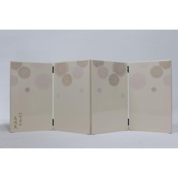 ひな人形 ひな道具 単品 部品 売り きよら 二曲一双屏風 バニラ 花萌え 270×160 156331