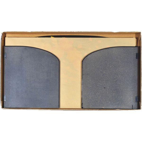 屏風 13号三曲 胡蝶蘭 高さ33cm ×中幅60cm ×袖幅25cm 160680 : 高田卸