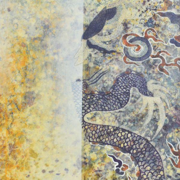 屏風 23号二曲 龍 高さ69cm ×片幅35cm 161014 : 高田卸方屋 - 通販