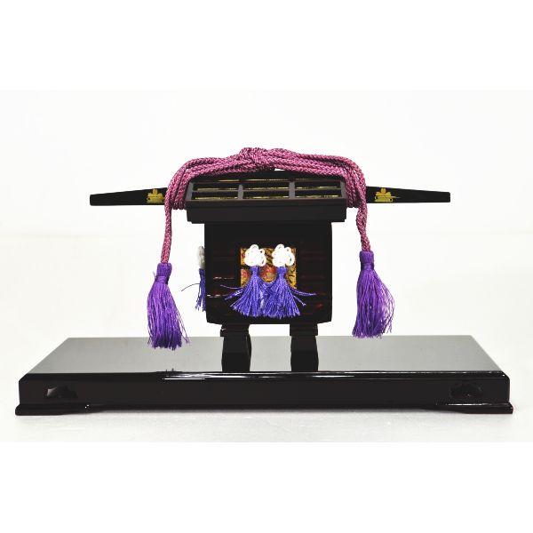 雛人形 桃の節句 雛道具 30号六点セット 金彩雪輪桜 溜塗 雛人形用 30