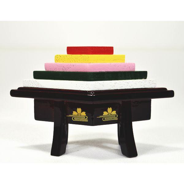 雛人形用 25号二品 金彩雪輪桜 花梨塗 169010 : 高田卸方屋 - 通販