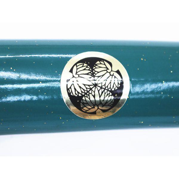 模造刀 脇差 金ラメ塗緑葵紋 265422 : 高田卸方屋 - 通販 - Yahoo