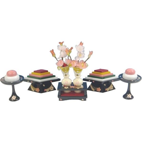 ひな人形 ひな道具 単品 部品 売り 前飾道具 三品道具 三品 菱高三方 桜衣 277708