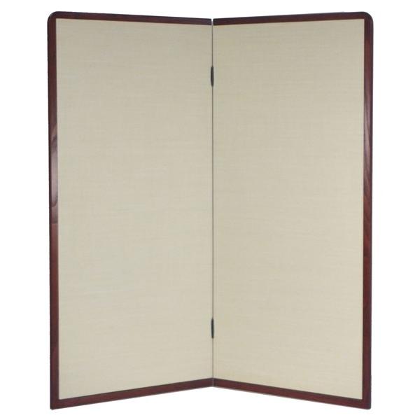 ひな人形 ひな道具 単品 部品 売り 二曲屏風 黄 栗無垢二つ折り屏風 885477